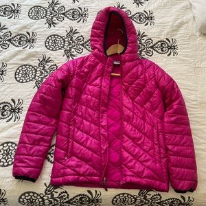Columbia big Girls Lite Puffer Jacket with hood